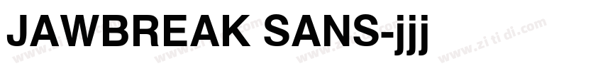 JAWBREAK SANS字体转换